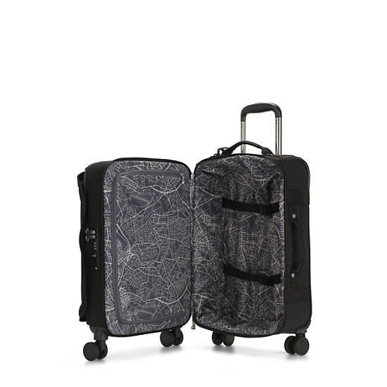 Kipling Spontaneous Small Rolling Kufferter Sort | DK 1752FD